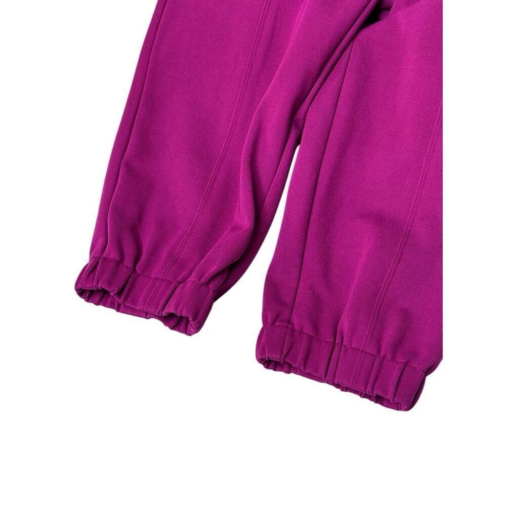 INC International purple V neck bishop sleeve jumpsuit size M - Picture 11 of 16